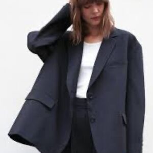Bea Oversized Suiting Blazer  FRANKIE SHOP ** ONE SIZE
